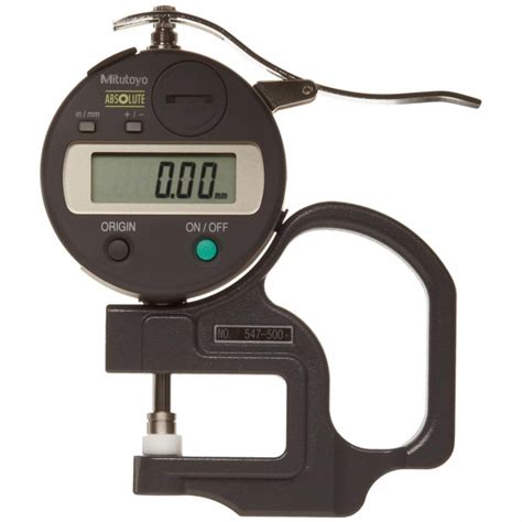 mitutoyo thickness measuring gauge|mitutoyo gauge thickness check.